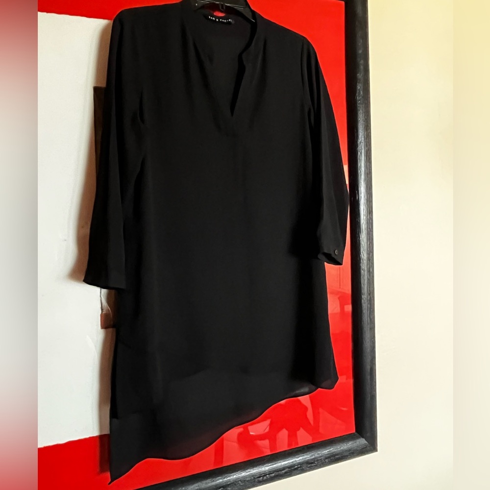 High low Zac & Rachel black blouse - Picture 1 of 6